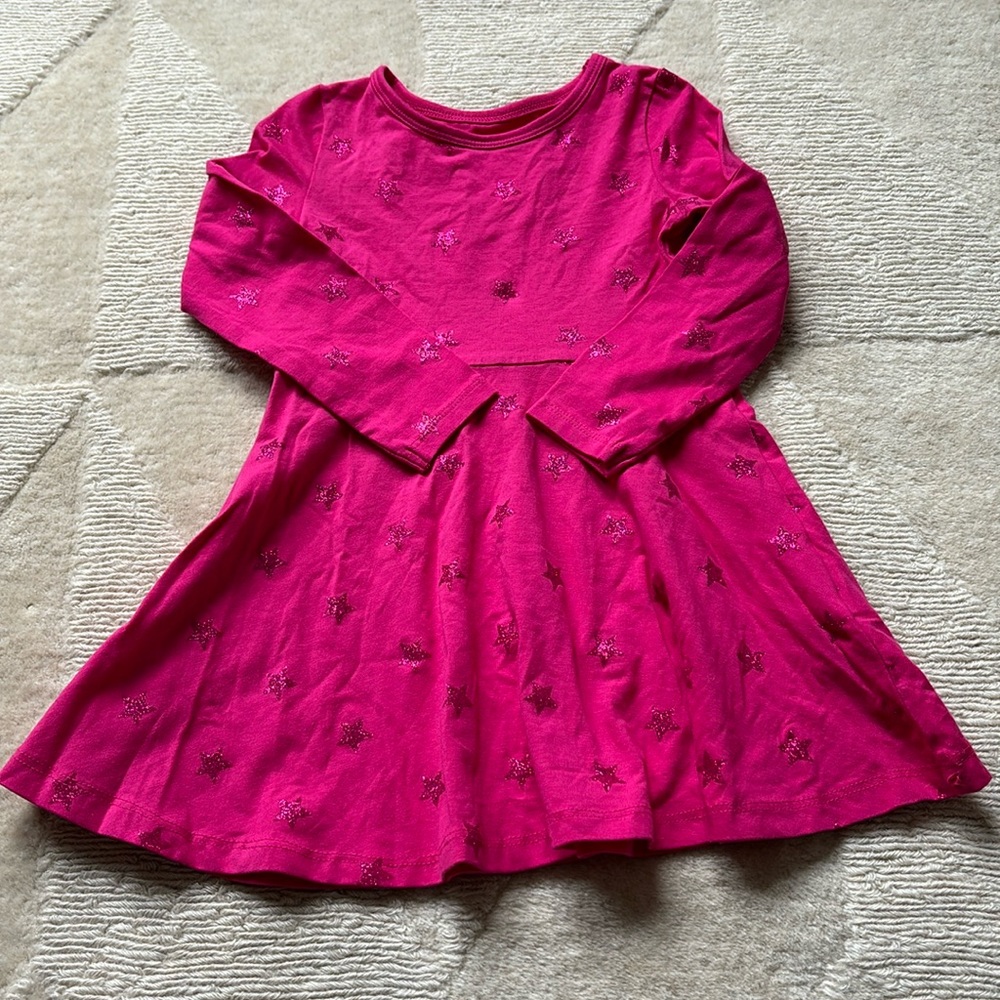 NWOT H&M Cotton Dress with Glitter Stars